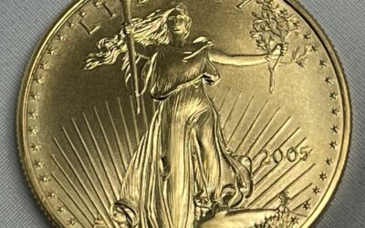 Goldmünze 1oz American Eagle 50 Dollars – USA 2005 – Goldeagle