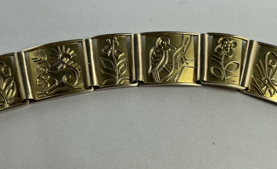 Armband 14kt / 585 Gold Elisabeth Treskow 1898-1992 attr.