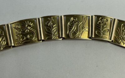 Armband 14kt / 585 Gold Elisabeth Treskow 1898-1992 attr.