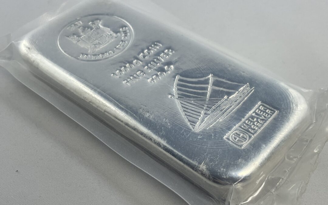 Münzbarren 1000 Gramm / 1kg „Fiji“ Silberbarren /  Barren 2018