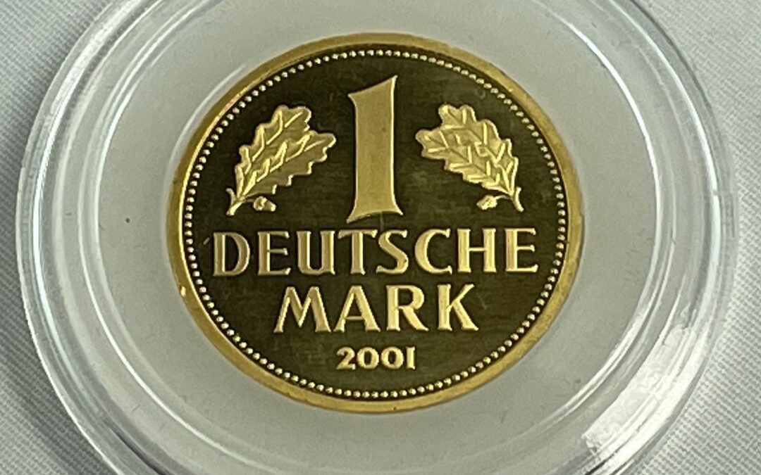 Goldmünze – Goldmark – 1 Deutsche Mark 2001