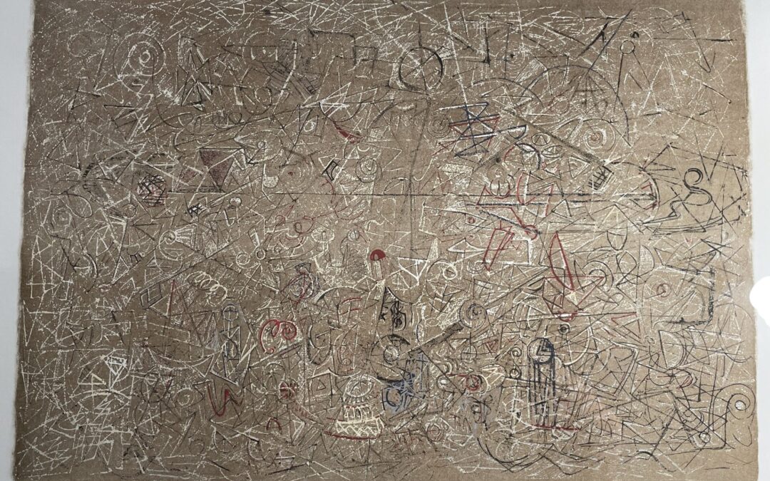 Mark Tobey 1890-1976 Flight over Forms 1966 – Farblithographie