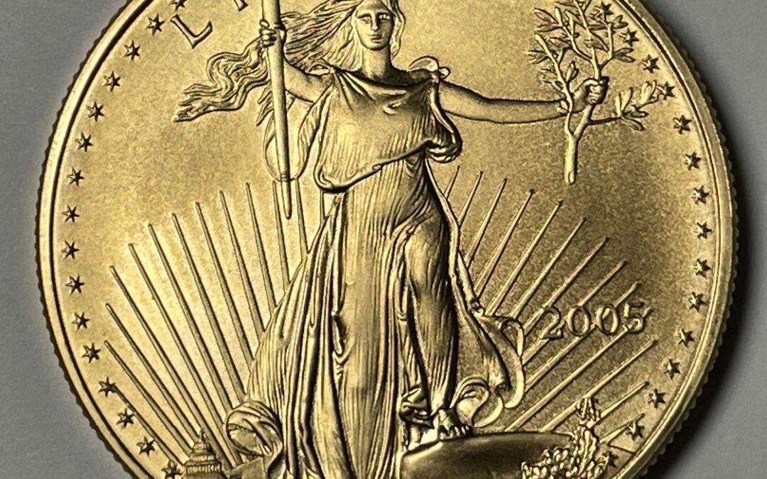 Goldmünze American Eagle 50 Dollars -1oz – USA 2005 – Goldeagle