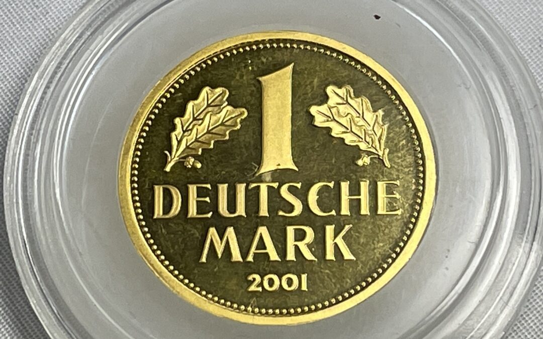 Goldmünze – Goldmark – 1 Deutsche Mark 2001
