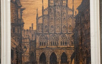 Dominicus Josef 1885 – 1973 Gemälde Rathaus Münster Personen Handzeichnung