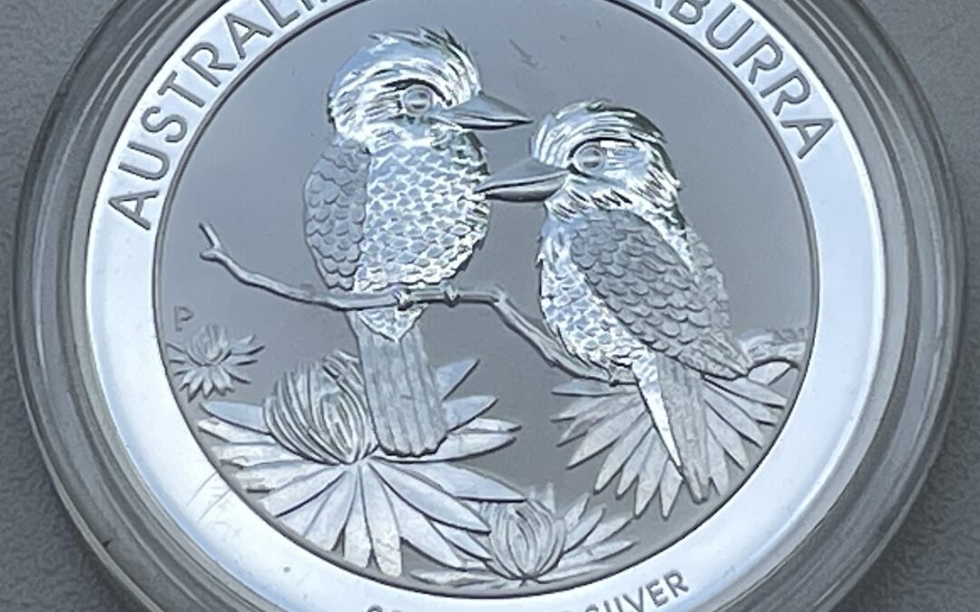 1 Unze Silber Münze Kookaburra 2013 / 1 Dollar Australien