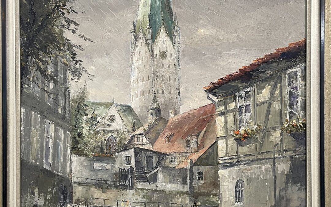 Anton Vieth Gemälde Paderborner Dom / Paderborn
