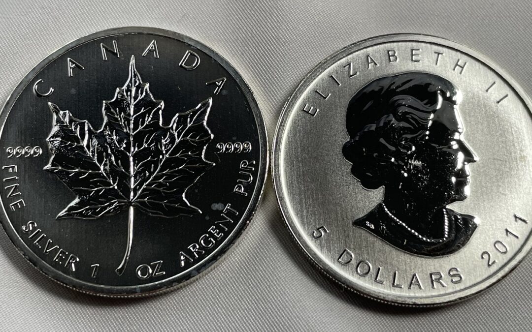 25x 1 Oz / 1 Unze 5 Dollar Maple Leaf Canada 2011 Silber Münze