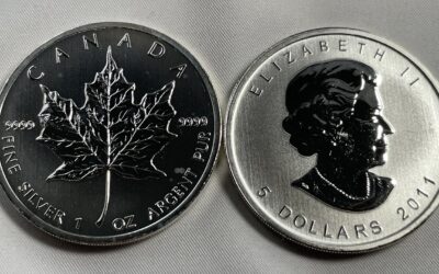 25x 1 Oz / 1 Unze 5 Dollar Maple Leaf Canada 2011 Silber Münze