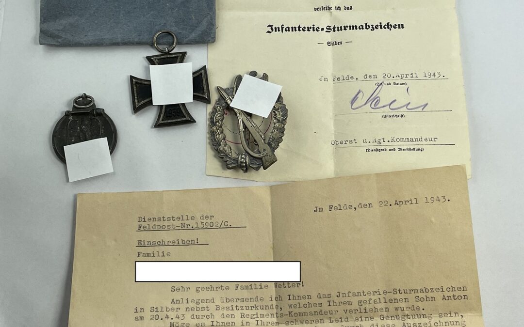 Sammlung Orden, Dokumente & Fotos WK II Gren.Rgt. „Großdeutschland“