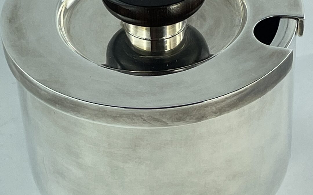 Robbe & Berking 925 Silber Dose / Deckeldose für Konfitüre & Marmelade ?