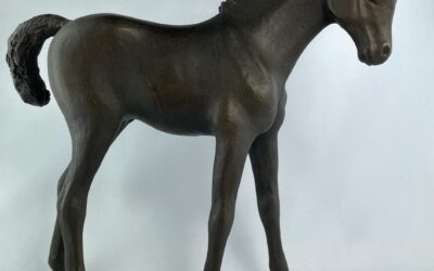 Ursula Dieterich Bronze Skulptur Figur Kleines Fohlen Priamos