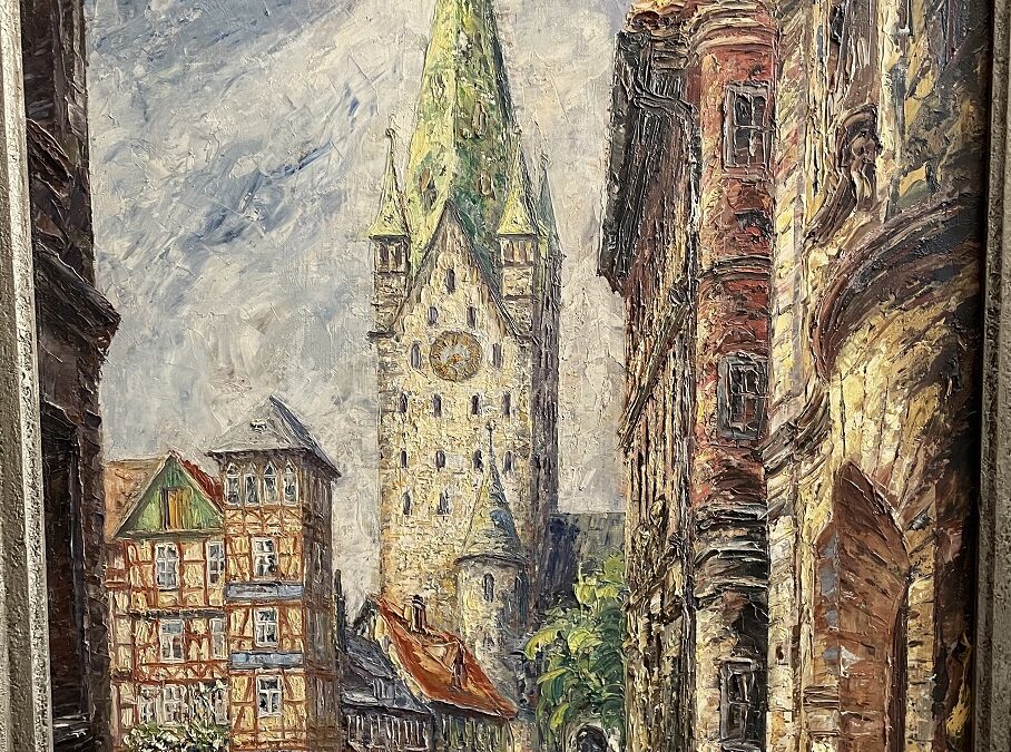 Struck Josef 1889–1963 Gemälde Paderborn / Paderborner Dom