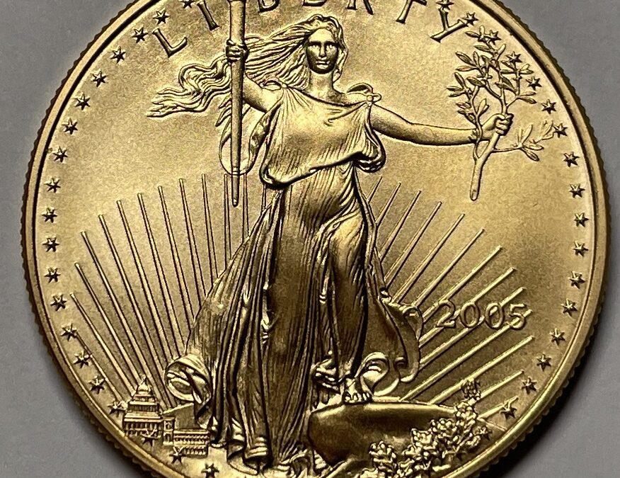 American Eagle Goldmünze 1oz 50 Dollars – USA 2005 – Goldeagle