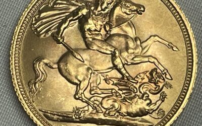 Goldmünze 1Pfund / 1 Sovereign England 1974 Elisabeth II