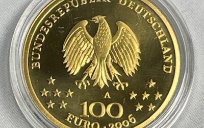 100 Euro Goldmünze BRD 2006 „Weimar“ Unesco-Weltkulturerbe