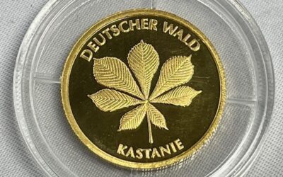 Goldmünze / Gedenkmünze Gold – 20 Euro BRD 2014 Kastanie Deutscher Wald