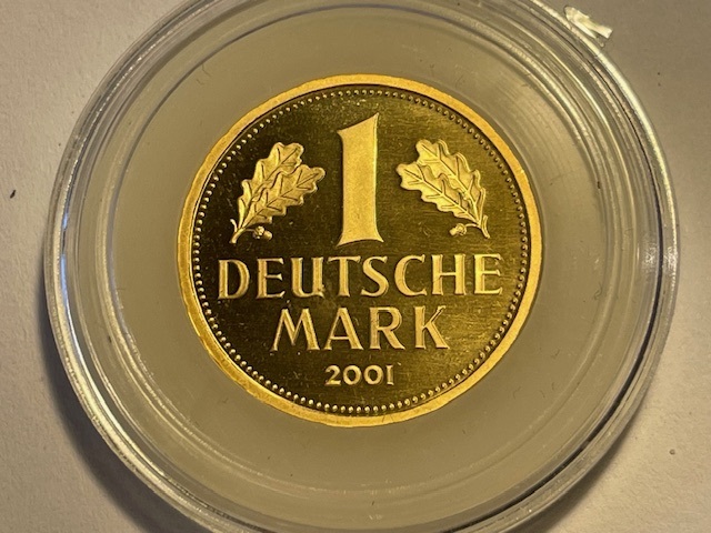 Goldmünze – Goldmark – 1 Deutsche Mark 2001
