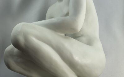 Rosenthal Porzellan Figur Die Hockende Entwurf Fritz Klimsch – weiblicher Akt