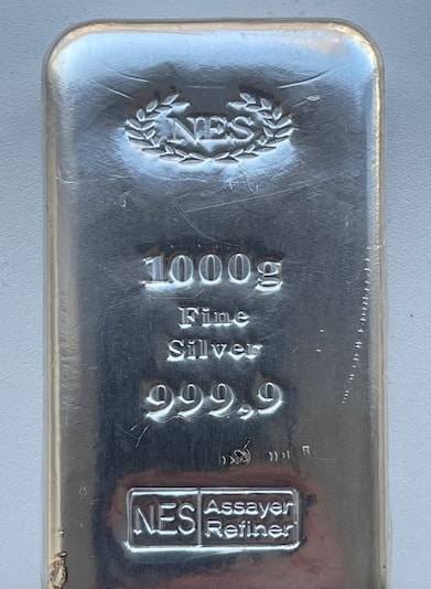NES Silber Barren 1000 Gramm / Silberbarren / Barren