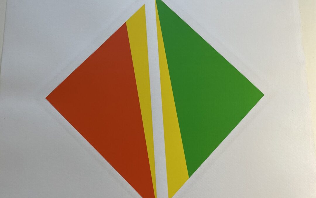 Max Bill Farbserigraphie Abstrakte Komposition 1965/1966 Quadrat