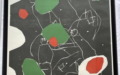 Georg Baselitz * 1938 Farbholzschnitt Puck Schwarz 1993