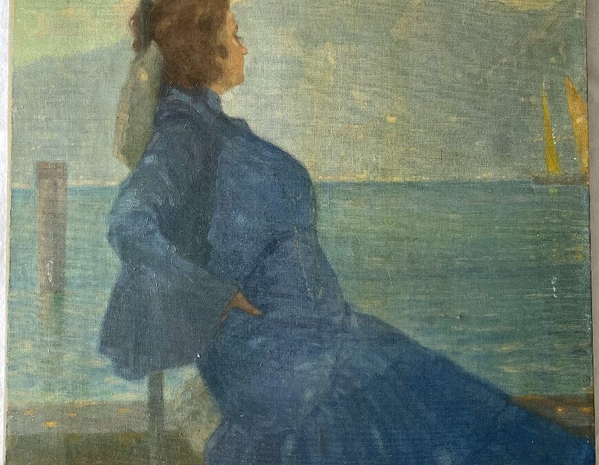 Max Schlichting 1866–1937 Gemälde Dolce far niente / Süßes Nichtstun