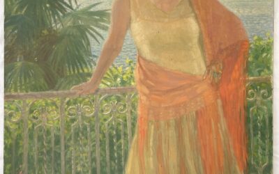 Max Schlichting 1866–1937 Gemälde Im sonnigen Süden Portrait 1931