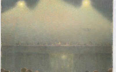 Max Schlichting 1866–1937 Gemälde Im Schein der Jupiterlampen Presseball 1930