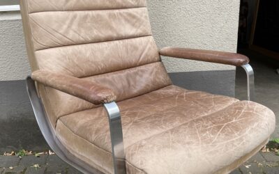 Vintage Lounge Chair Leder Sessel 60s 70s Ring Norwegen
