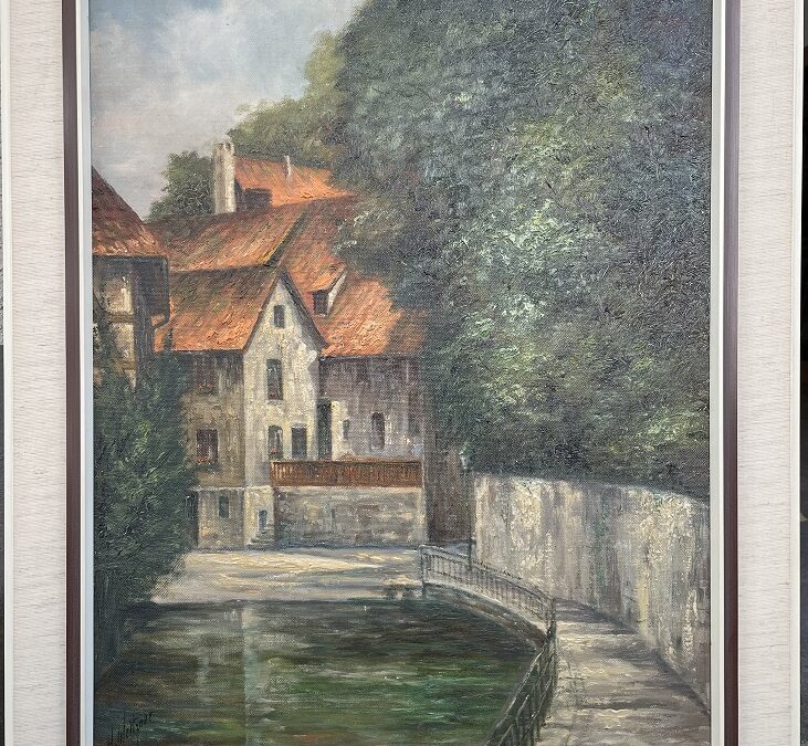 Weitzner Hans 1890 – 1956 Gemälde  Am Rothoborn Paderborn