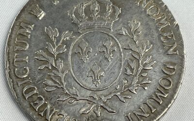 Frankreich Ecu – Louis XV – Silber Münze 1772 – Kuh Pau