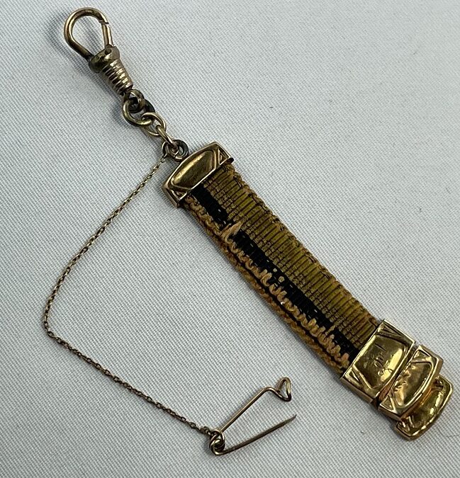 Antiker Bierzipfel / Studentika / Burschenschaft Zirkel teils 585 Gold