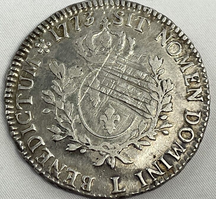 Frankreich – 1 Ecu – Louis XV – Silber Münze 1773 – Bayonne