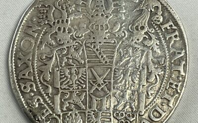 Sachsen – 1 Taler 1595 – Christian II Johann Georg August – Silber Münze