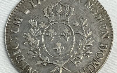 Frankreich Ecu – Louis XVI – Silber Münze 1780 – Kuh Pau