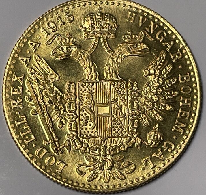 Goldmünze – 1 Dukat Österreich 1915 Franz Joseph I – Gold