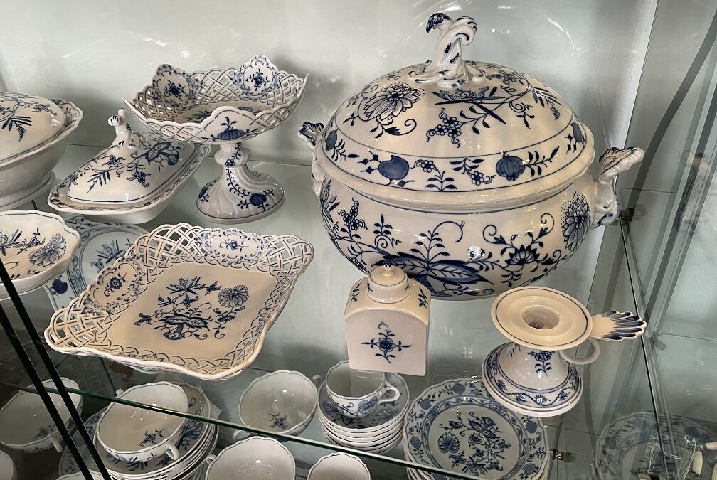 Meissen Porzellan Service Zwiebelmuster Kaffee Tafel Service