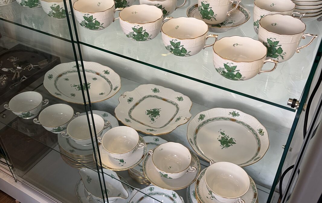 Herend Porzellan Apponyi Vert – Grün Teil Kaffee Tee Speise Service