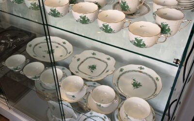 Herend Porzellan Apponyi Vert – Grün Teil Kaffee Tee Speise Service
