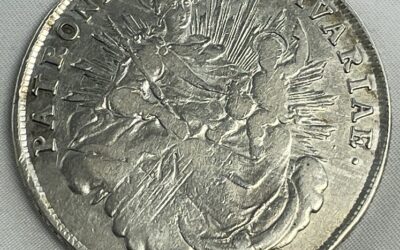 Teilen Bayern Madonnentaler / 1 Taler Silber Münze 1760 – Patrona Bavariae