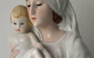 Rosenthal Porzellan Figur Madonna Christus Kind Moortgat 1936/38