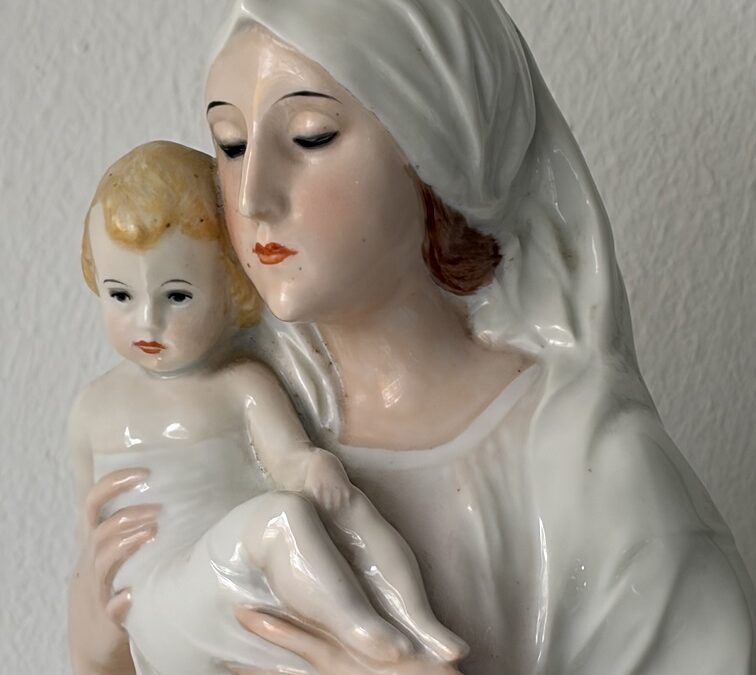 Rosenthal Porzellan Figur Madonna Christus Kind Moortgat 1936/38
